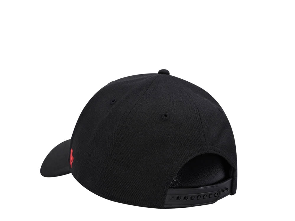 47Brand Chicago Blackhawks Vintage Black Sure Shot MVP Snapback Hat