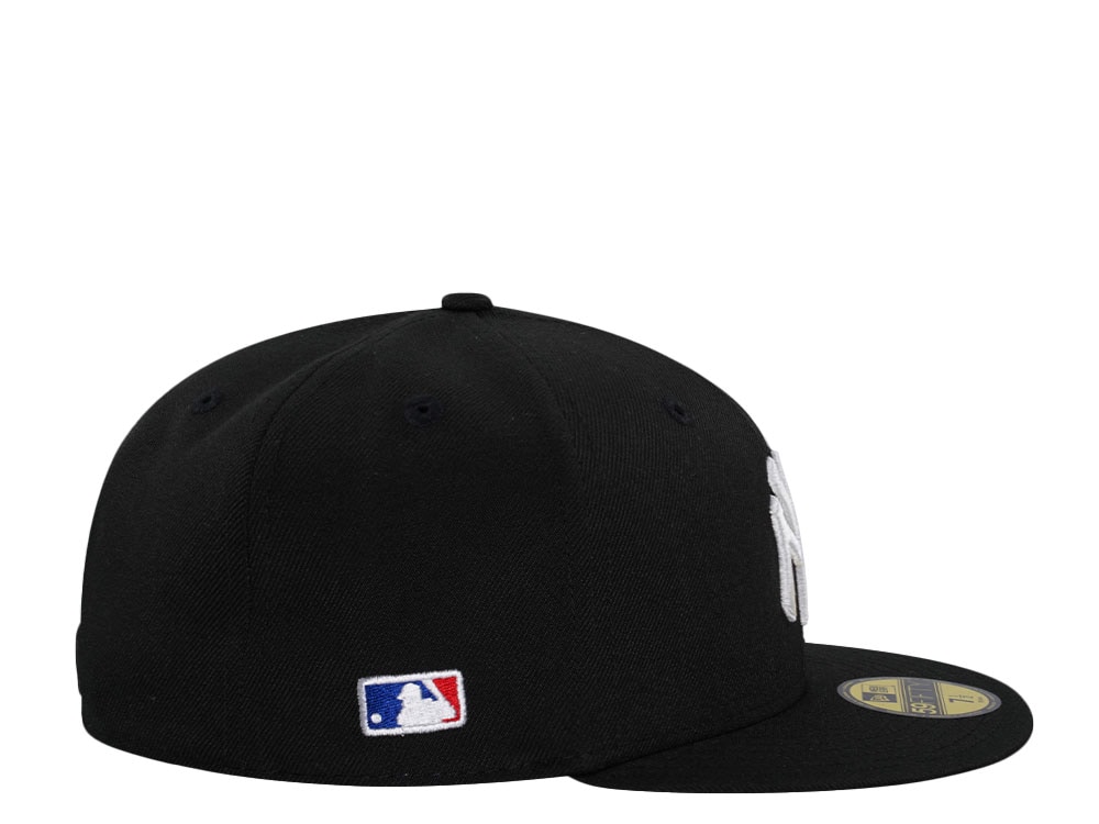 New Era New York Yankees Black Throwback Edition 59Fifty Fitted Hat