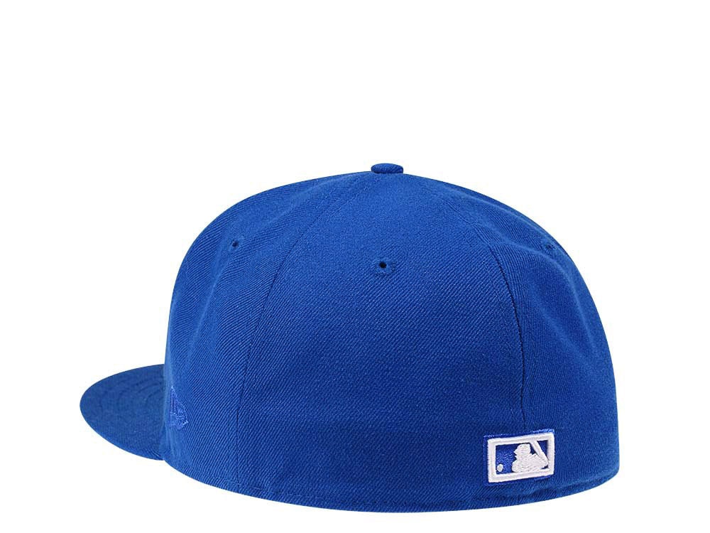 New Era Los Angeles Dodgers 50th Anniversary Bright Blue and Pink Edition 59Fifty Fitted Hat