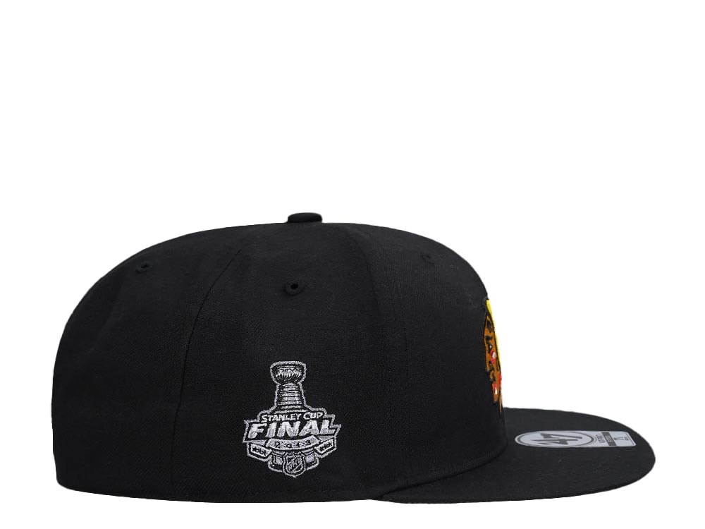 47Brand Chicago Blackhawks Stanley Cup 2013 Vintage Black 47Pro Fitted Hat