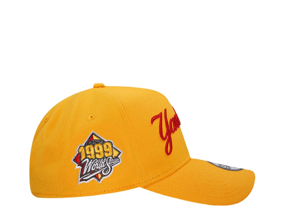 New Era New York Yankees World Series 1999 Yellow Classic 9Forty A Frame Snapback Hat