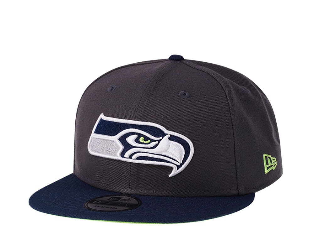 New Era Seattle Seahawks Blue and Grey Edition 9Fifty Snapback Hat