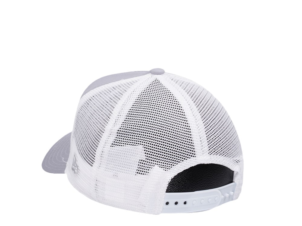 New Era New York Yankees Gray A Frame Trucker Kids 9Forty Strapback Hat