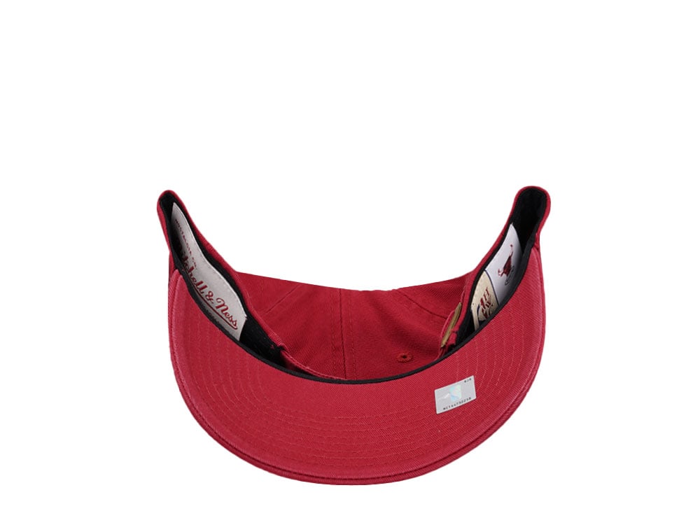 Mitchell & Ness Atlanta Hawks Golden Hour Glaze Red Dadhat Strapback Hat