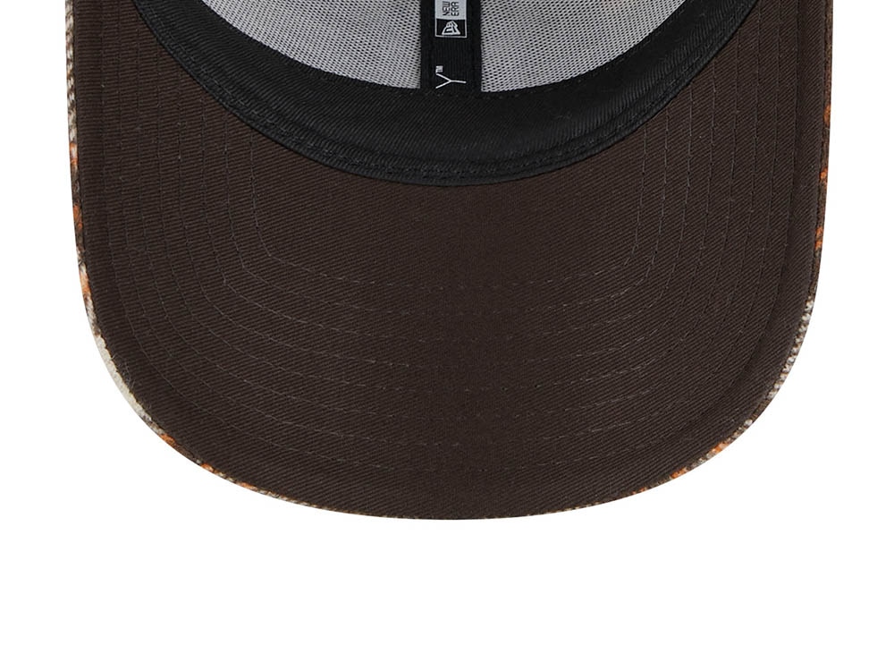 New Era New York Yankees Checkered Brown 9Forty Strapback Hat