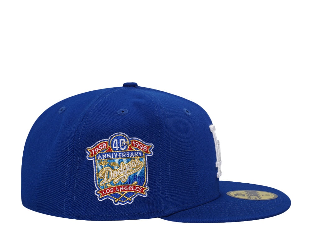 New Era Los Angeles Dodgers 40th Anniversary Royal Classic Edition 59Fifty Fitted Hat