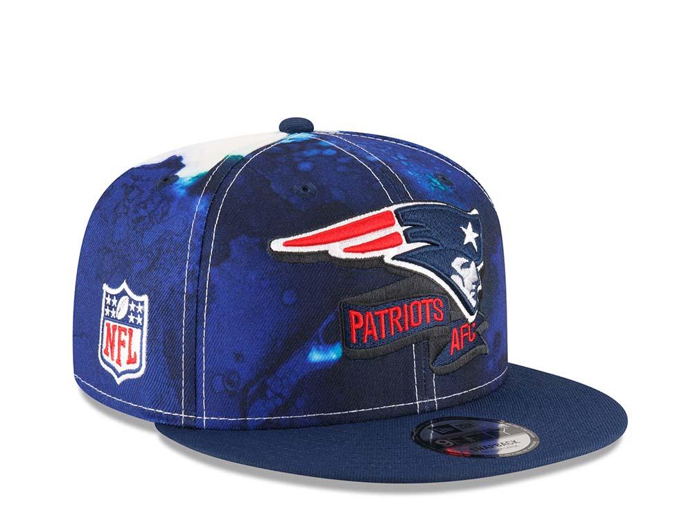 New Era New England Patriots Ink NFL Sideline 2022 9Fifty Snapback Hat