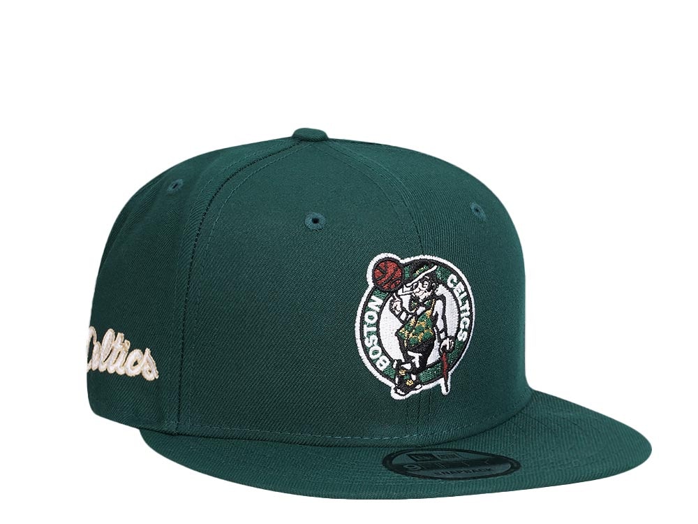 New Era Boston Celtics Green Script Logo Edition 9Fifty Snapback Hat