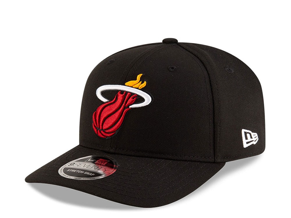 New Era Miami Heat NBA Team Black Edition 9Seventy Snapback Cap