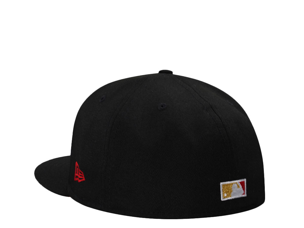 New Era Los Angeles Dodgers Fire 40th Stadium Anniversary Black Edition 59Fifty Fitted Hat