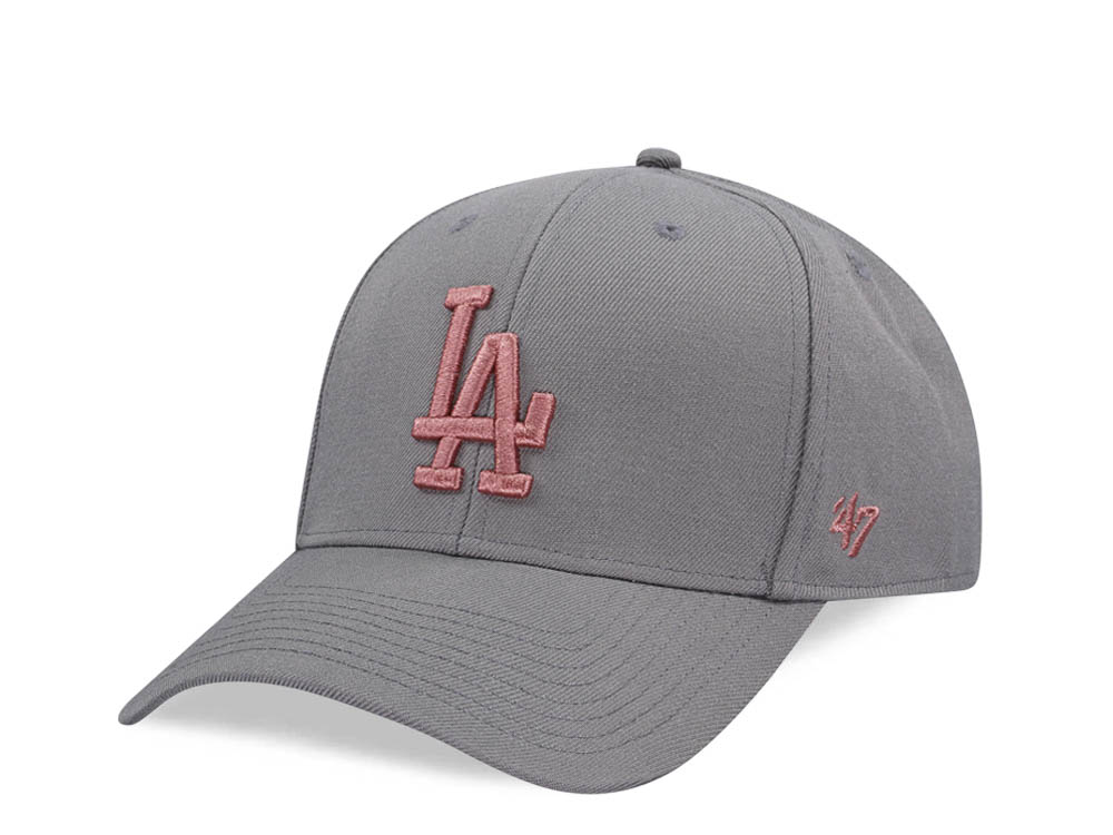 47Brand Los Angeles Dodgers Dark Gray MVP Snapback Hat