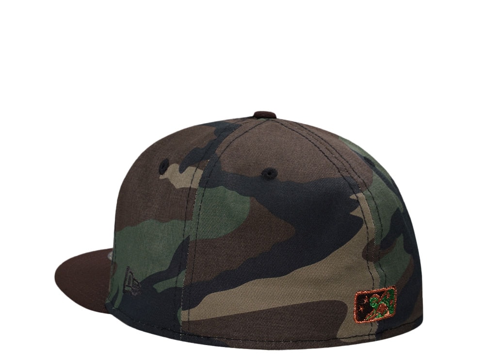 New Era Down East Wood Ducks Camo Outdoor Two Tone Edition 59Fifty Fitted Hat