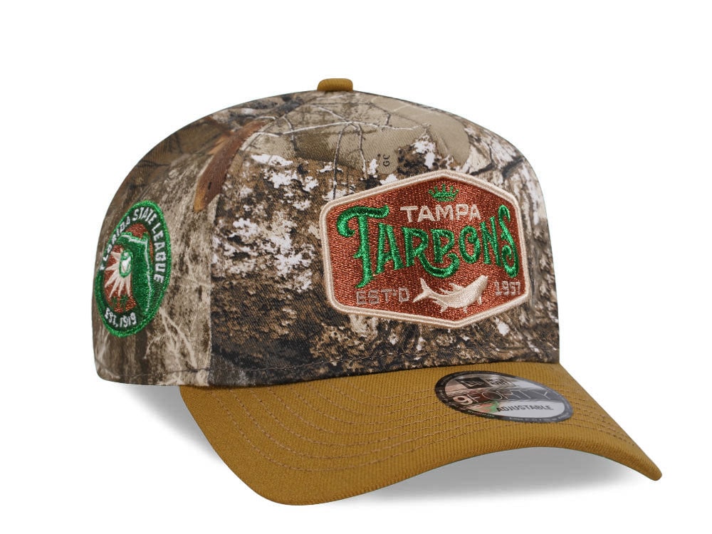 New Era Tampa Tarpons Fishing Realtree Edition 9Forty A Frame Snapback Hat