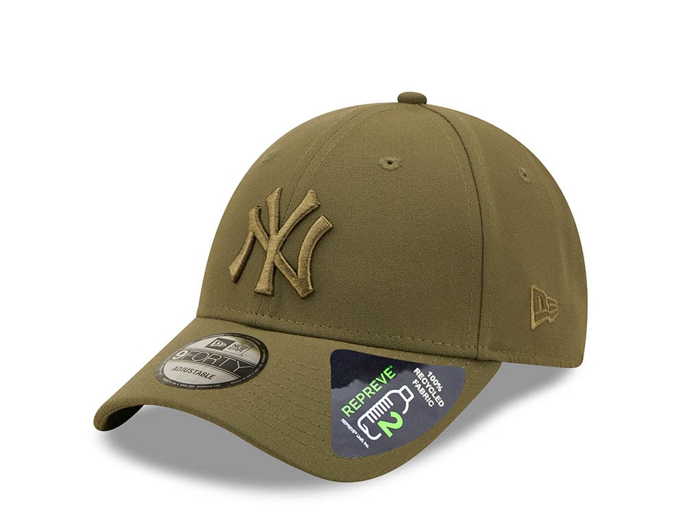New Era New York Yankees Olive Tonal Repreve Edition 9Forty Snapback Hat