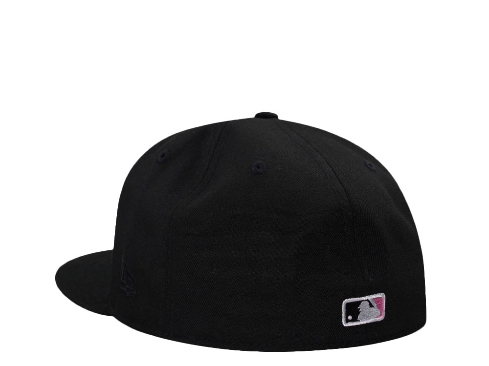 New Era Anaheim Angels Black and Pink Edition 59Fifty Fitted Cap