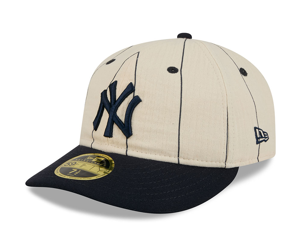 New Era New York Yankees Linen Two Tone Edition 59Fifty Retro Crown Fitted Cap