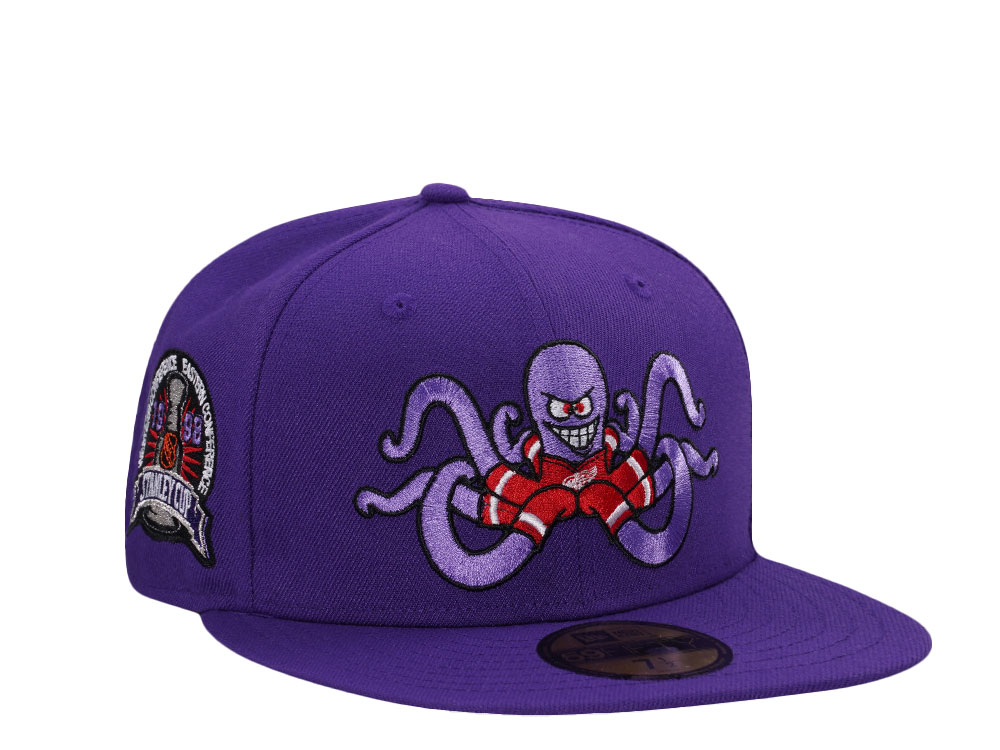 New Era Detroit Red Wings Stanley Cup 1998 Purple Al Edition 59Fifty Fitted Cap