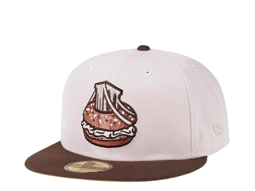 New Era Brooklyn Cyclones Copper Bagels Two Tone Edition 59Fifty Fitted Hat
