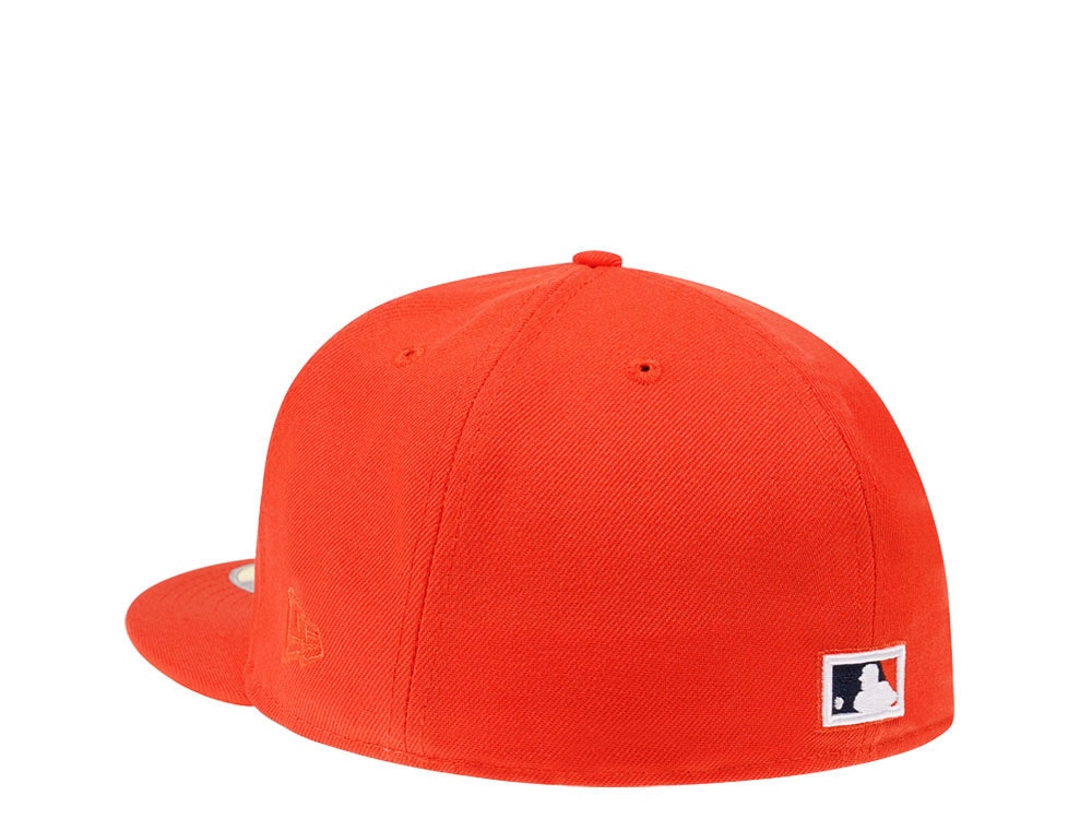 New Era Houston Astros Houston Astros 45th Anniversary Flash Orange Edition 59Fifty Fitted Hat