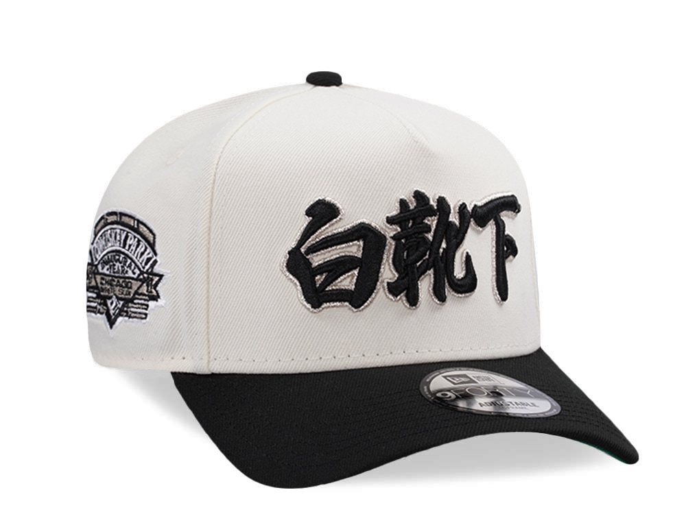 New Era Chicago White Sox Comiskey Park Kanji Chrome Two Tone Edition 9Forty A Frame Snapback Cap