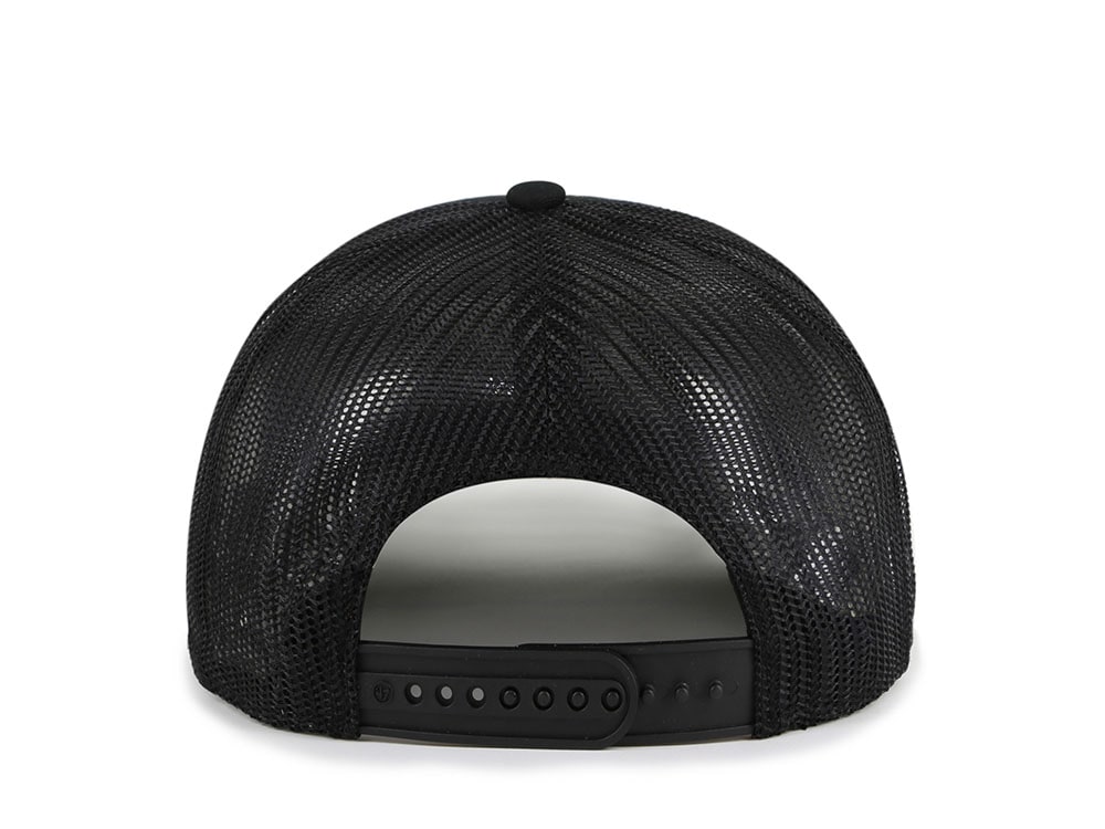 47Brand New York Yankees Black Trucker Hitch Snapback Cap