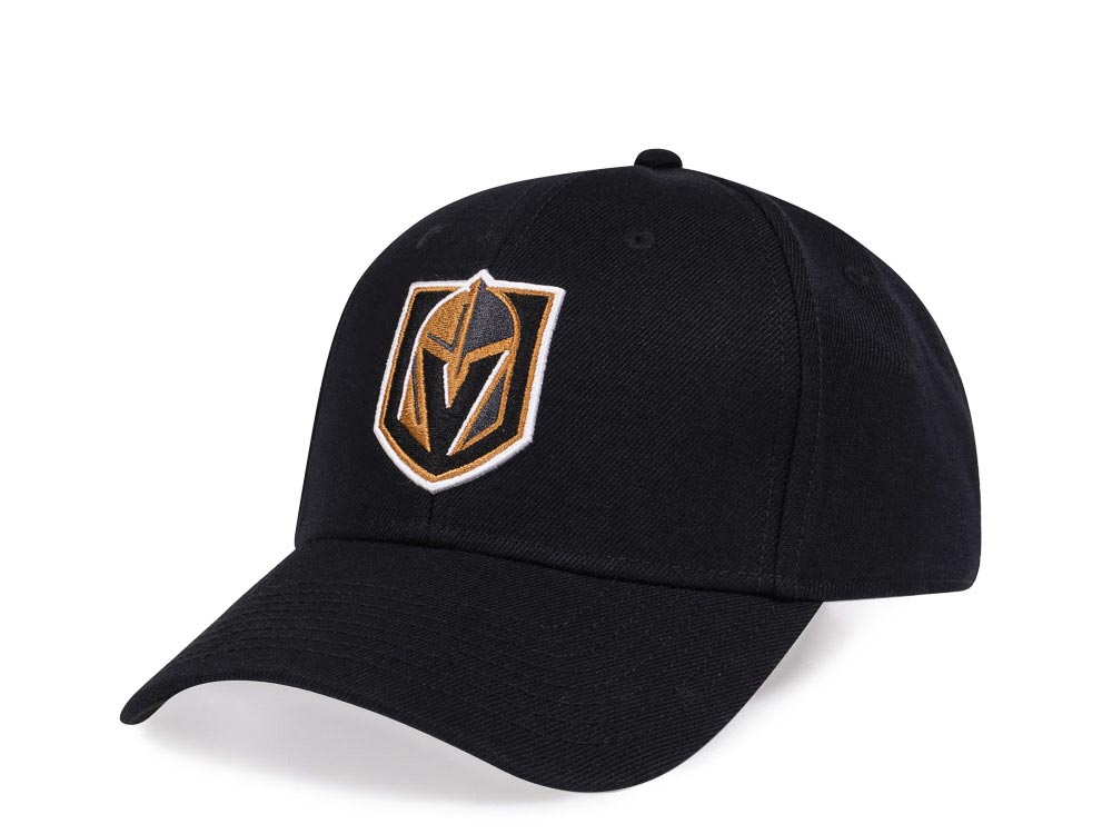 American Needle Vegas Golden Knights Black Stadium Curved Snapback Hat