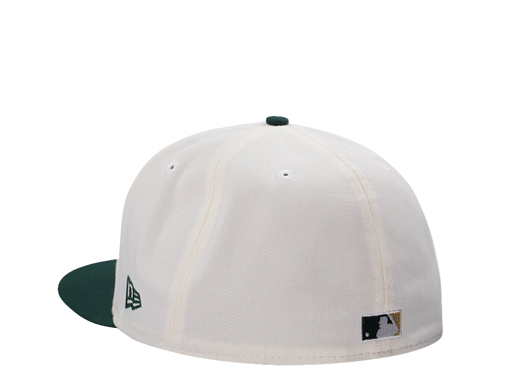 New Era Oakland Athletics World Series 1989 Chrome Two Tone Edition 59Fifty Fitted Cap