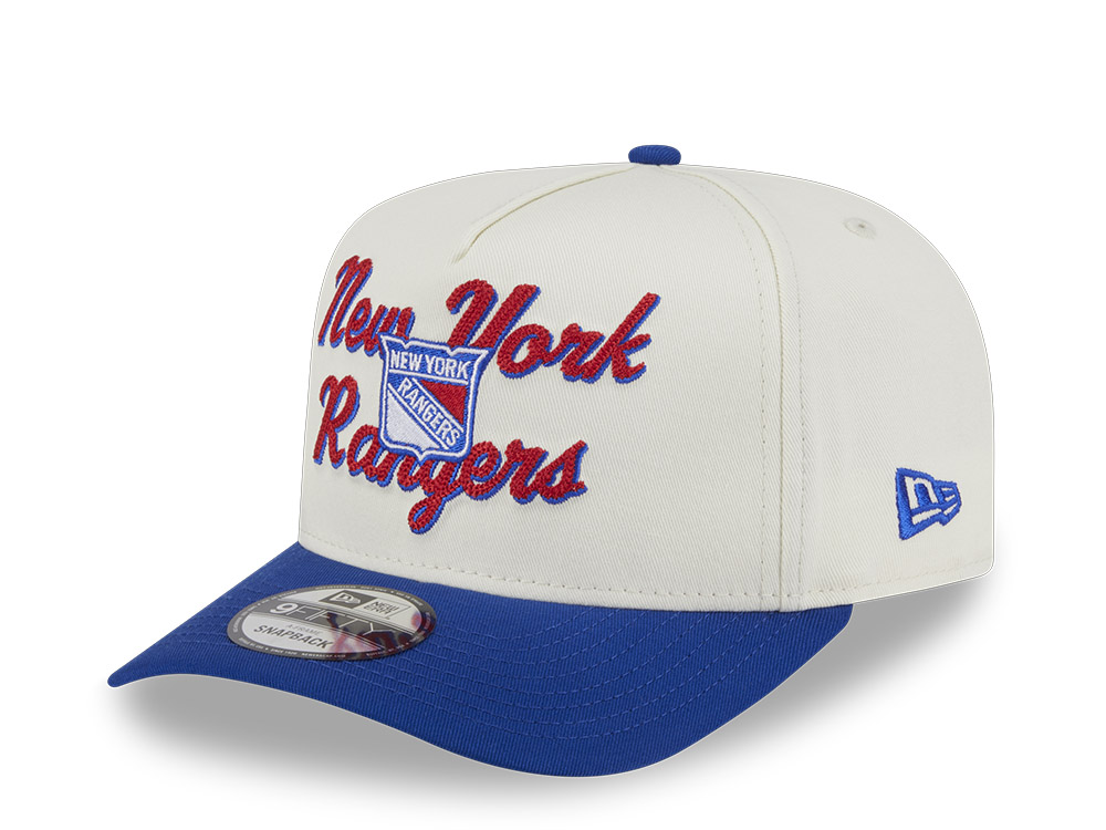 New Era New York Rangers Chainstitch 9Fifty A Frame Snapback Cap