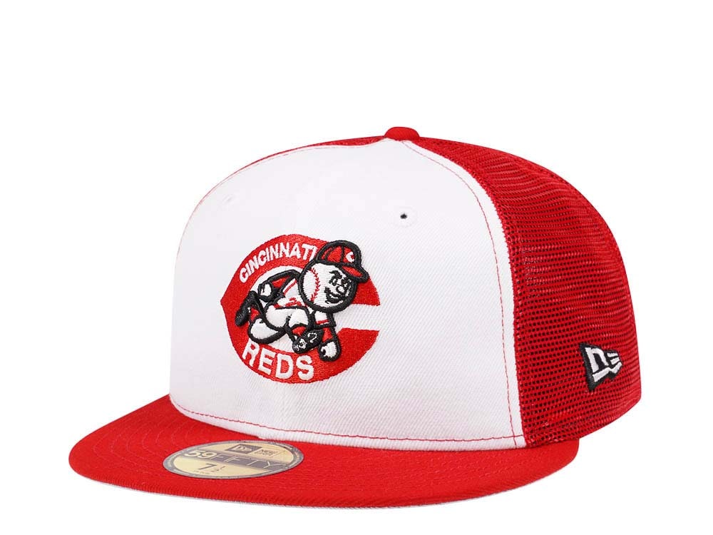 New Era Cincinnati Reds Trucker Edition 59Fifty Trucker Fitted Hat