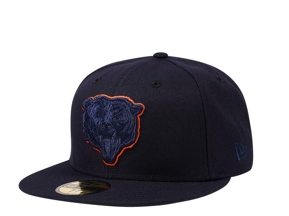 New Era Chicago Bears Orange Pop Edition 59Fifty Fitted Hat