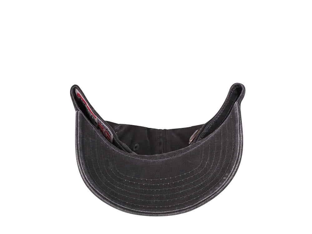 American Needle National Baseball Hall of Fame Black Vintage Casual Strapback Hat