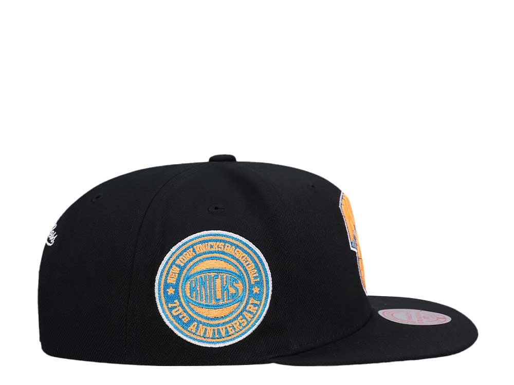 Mitchell & Ness New York Knicks 70th Anniversary Neon Tropical Hardwood Classic Snapback Hat