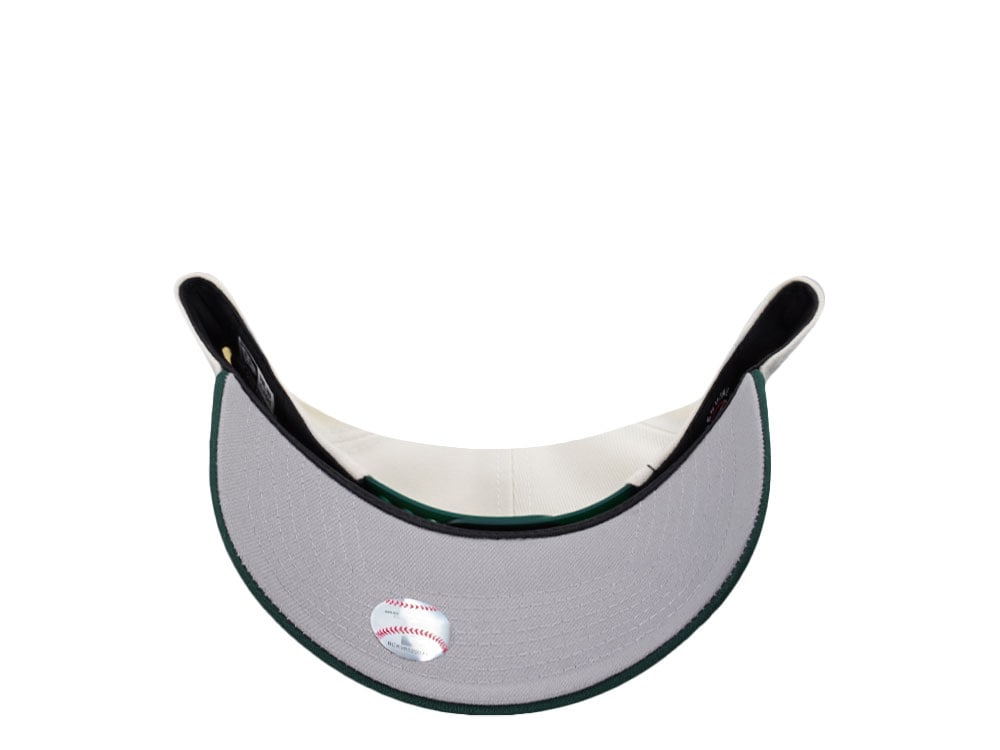 New Era Oakland Athletics Giants Script Chrome Two Tone Edition 9Forty A Frame Snapback Cap