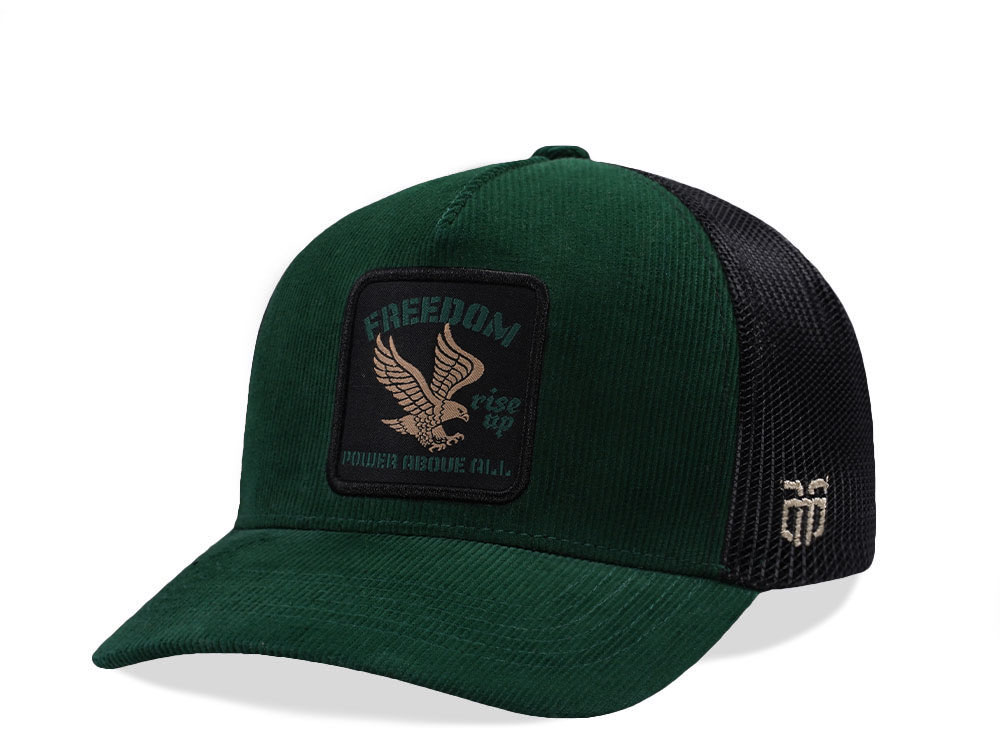 Parallel Union Freedom Eagle Dark Green Edition Trucker Snapback Cap