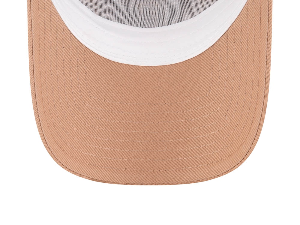 New Era License Plate Beige Trucker A Frame Snapback Hat