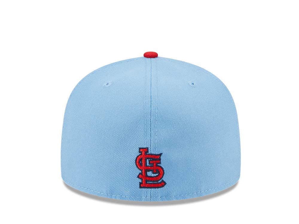 New Era St. Louis Cardinals Powder Blues Sky Throwback Two Tone Edition 59Fifty Fitted Hat