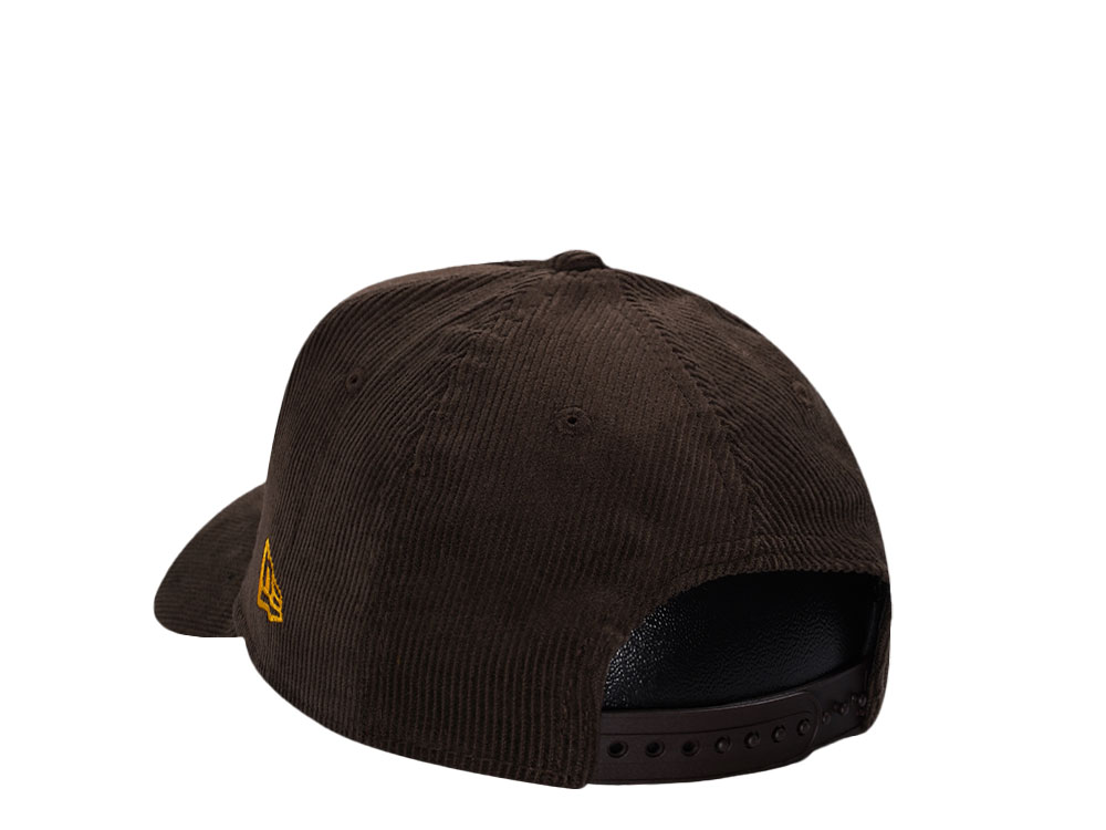 New Era Los Angeles Rams 40th Anniversary Walnut Corduroy Edition 9Forty A Frame Snapback Hat