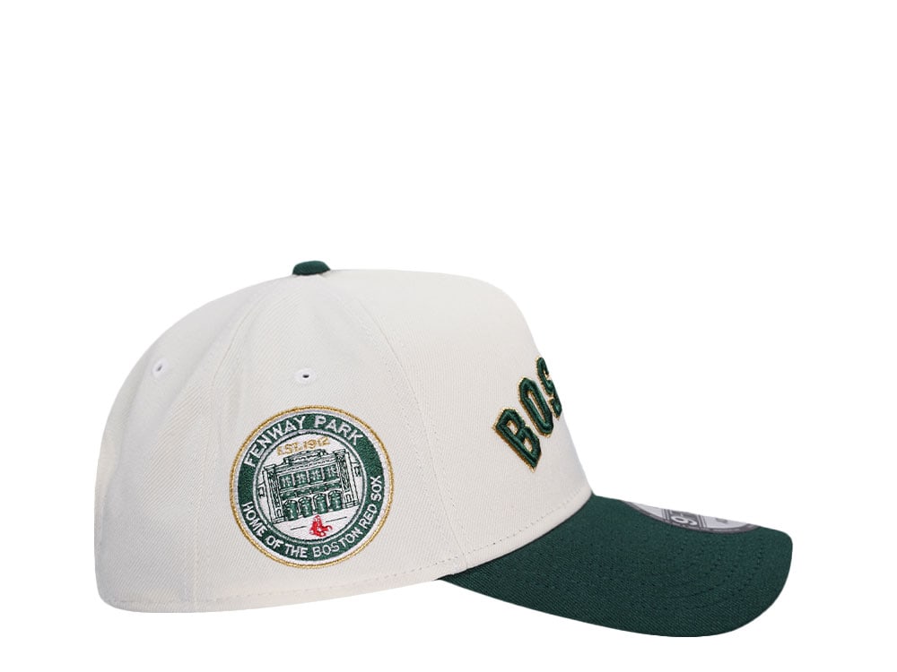New Era Boston Red Sox Fenway Park Metallic Outline Edition White 9Forty A Frame Snapback Hat