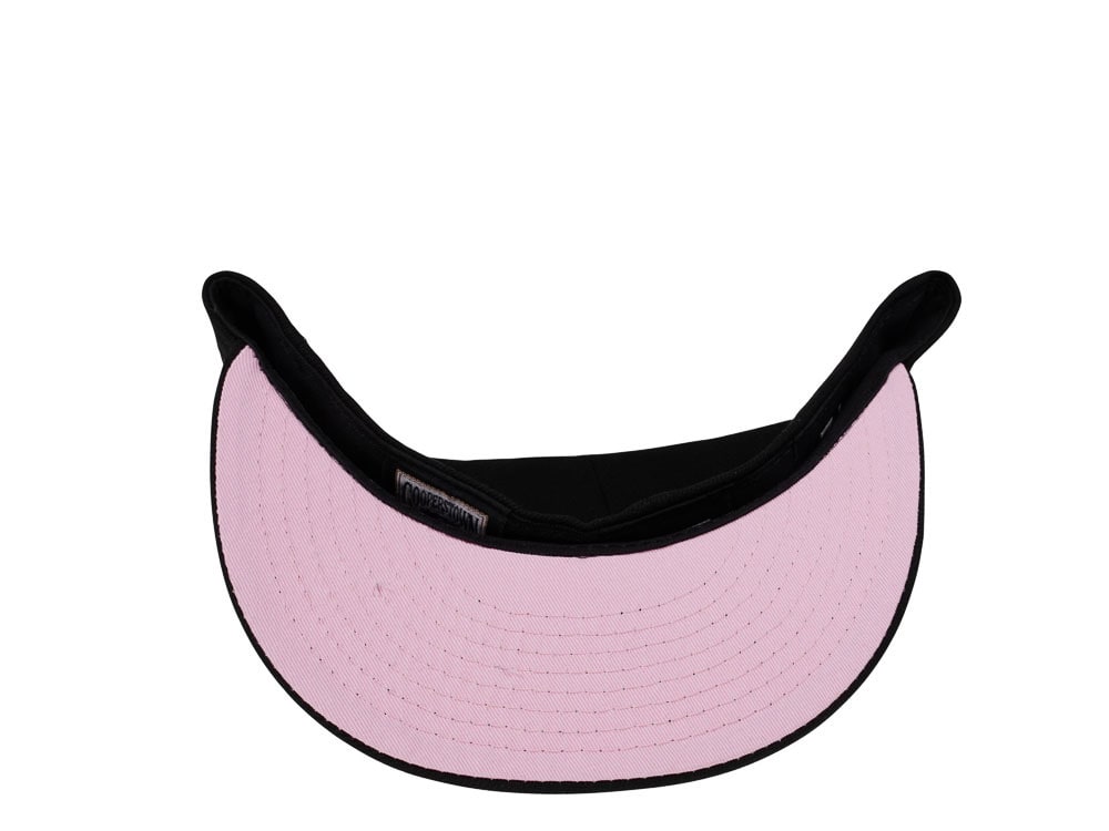 New Era Los Angeles Dodgers Black and Pink Edition 59Fifty Fitted Hat