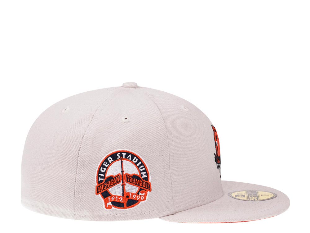 New Era Detroit Tigers Stadium Patch Cream Prime Edition 59Fifty Fitted Hat