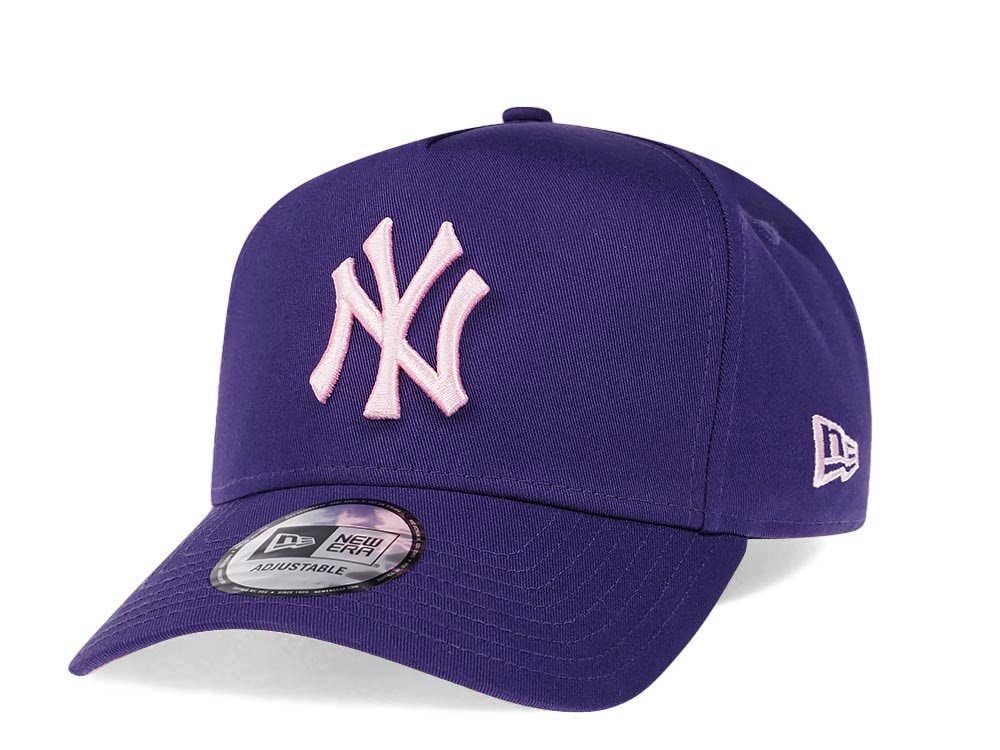 New Era New York Yankees Purple Pink Edition 9Forty A Frame Snapback Hat
