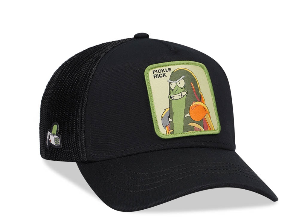 Capslab Rick and Morty Pickle Rick Trucker Snapback Hat