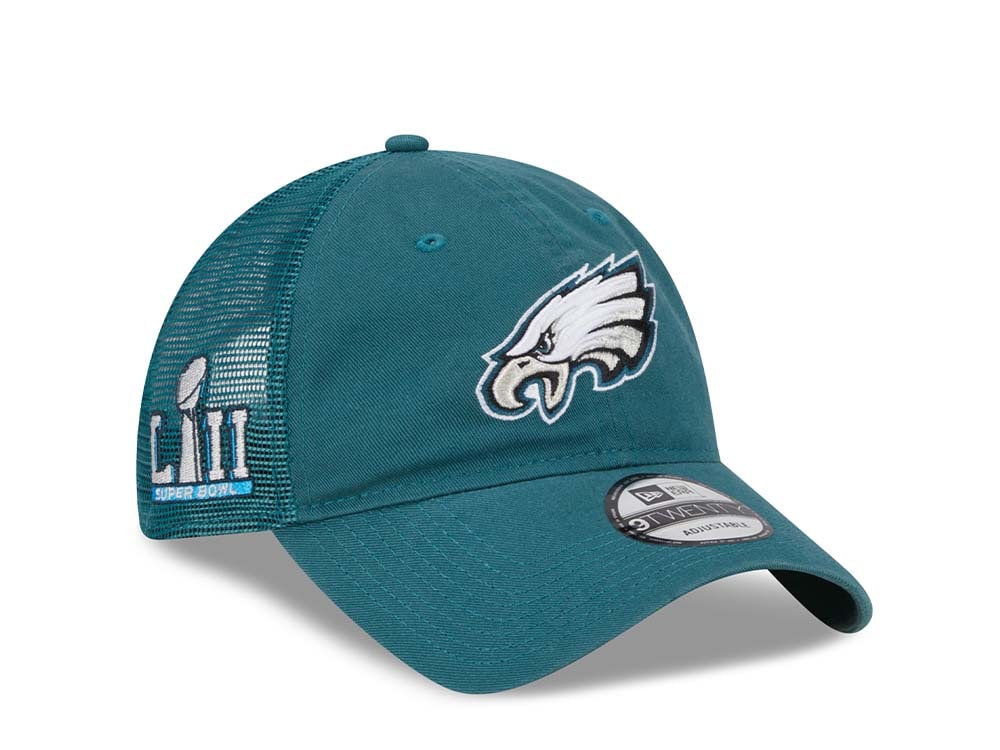 New Era Philadelphia Eagles Super Bowl LIII Trucker Edition 9Twenty Snapback Hat