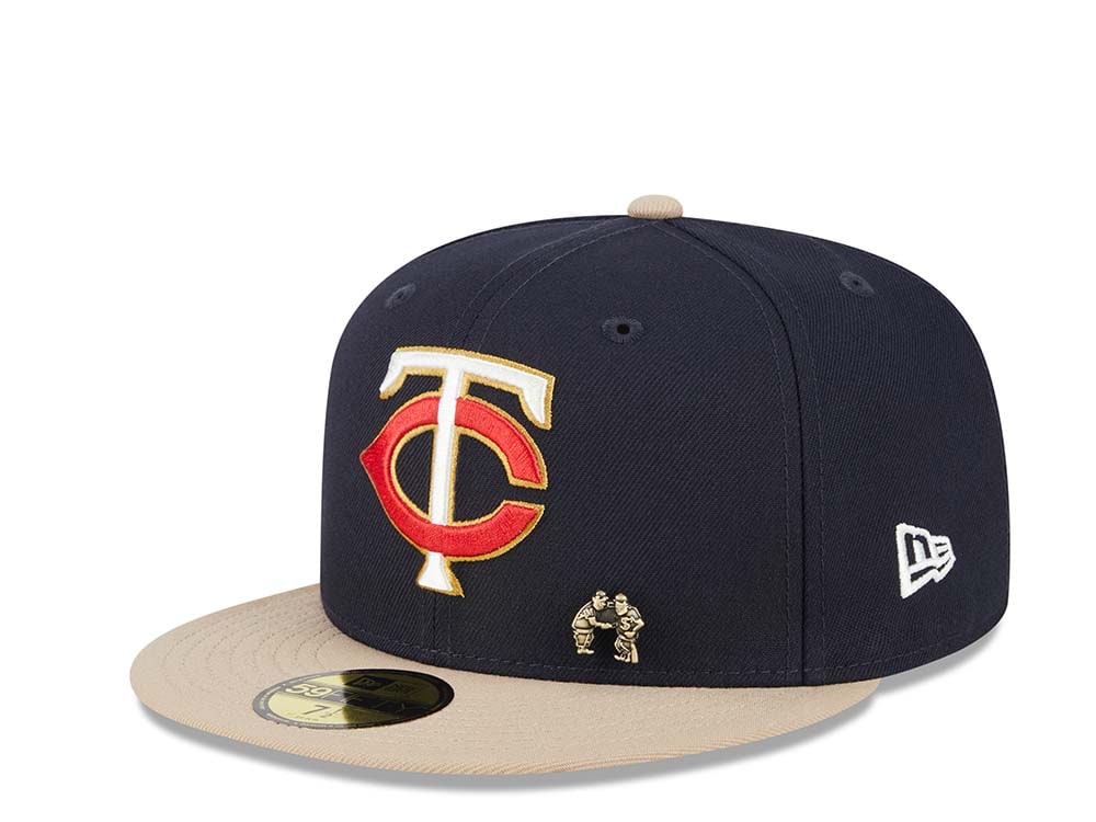 New Era Minnesota Twins Varsity Pin Two Tone Edition 59Fifty Fitted Hat