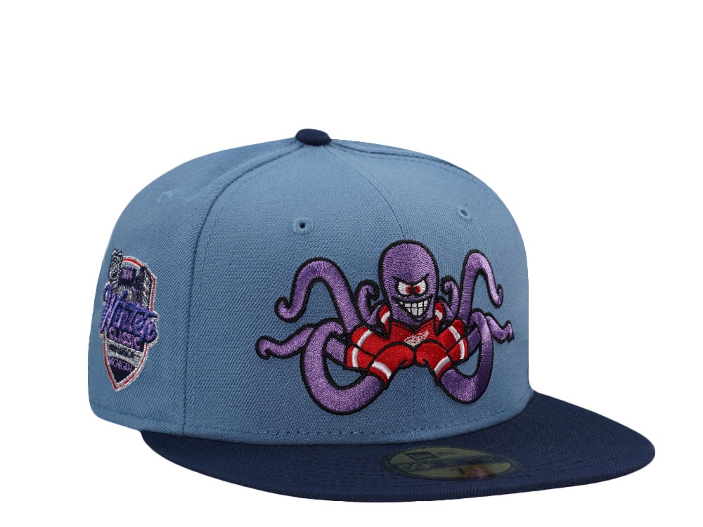 New Era Detroit Red Wings Winter Classic 2014 Al Blue Two Tone Edition 59Fifty Fitted Cap