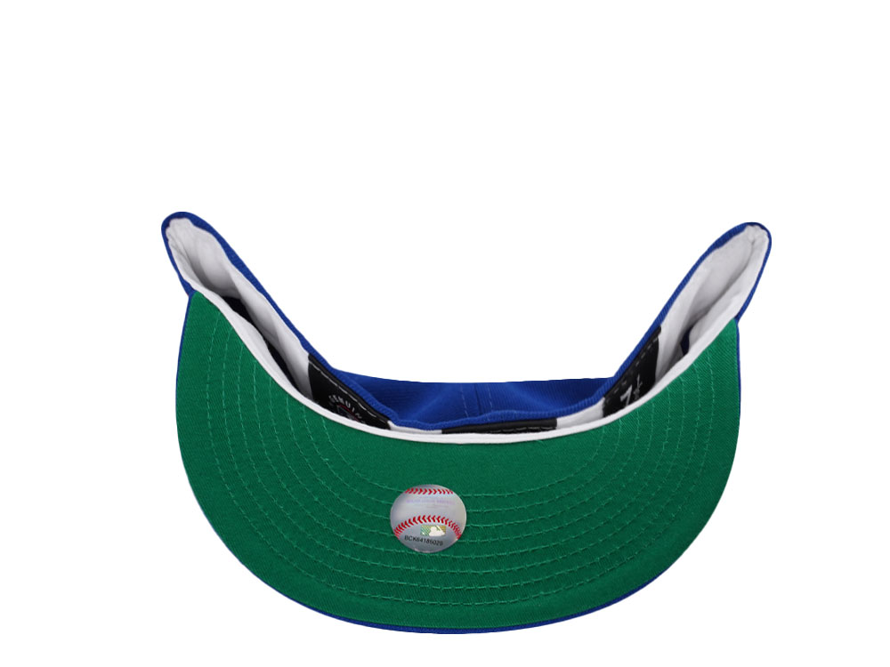 New Era New York Mets Amazin Mets Blue Throwback Edition 59Fifty Fitted Cap