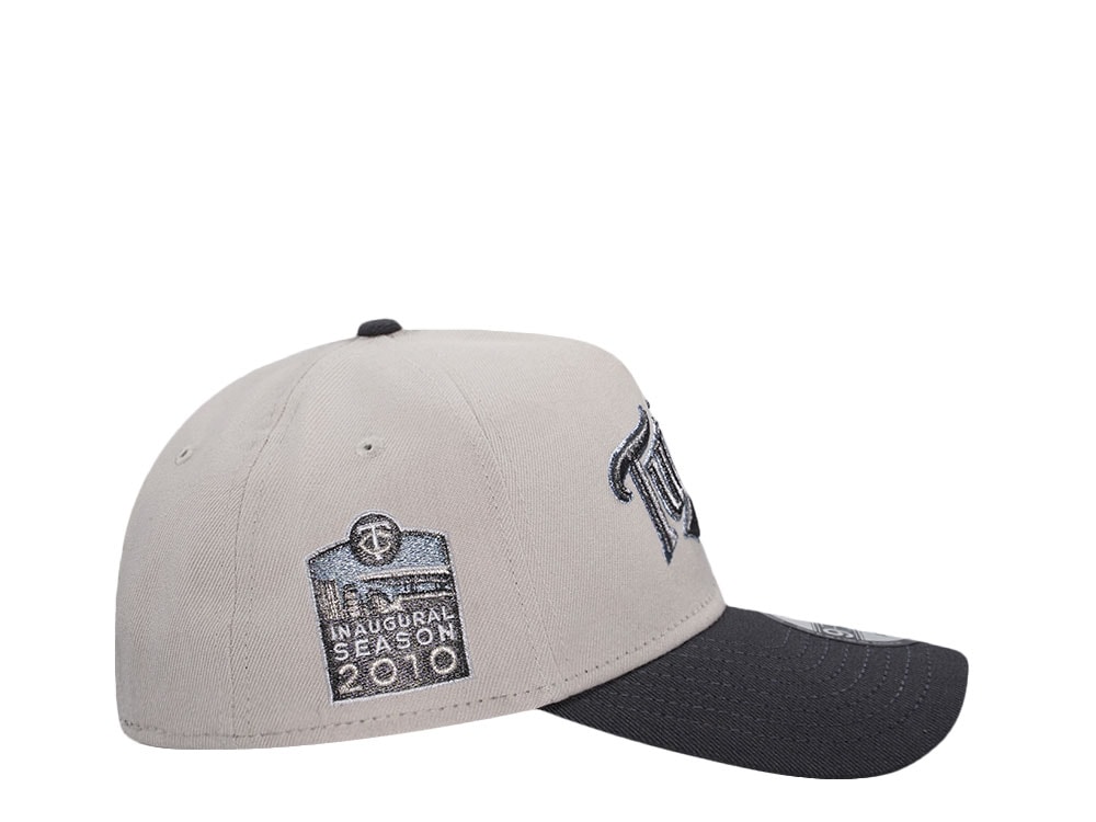 New Era Minnesota Twins Inaugural Season 2010 Metallic Two Tone Edition 9Forty A Frame Snapback Hat