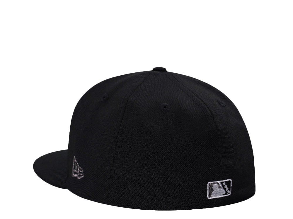 New Era Montgomery Gray Sox Southern League Black Prime Wool Edition 59Fifty Fitted Cap