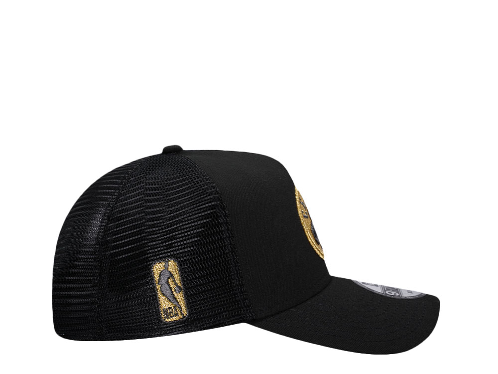 New Era Boston Celtics Black Gold Classic Trucker Edition A Frame 9Forty Hat