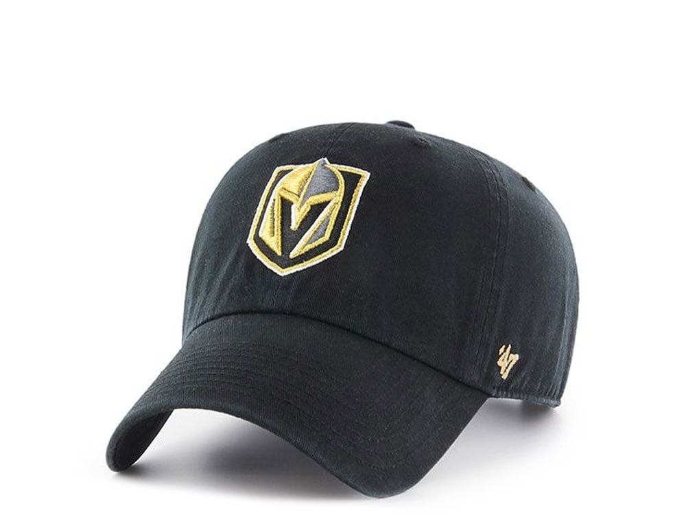 47Brand Vegas Golden Knights Clean Up Strapback Hat